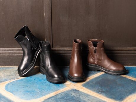 【本革ブーツ】コートの足元はボリュームを!スタイルアップを叶え、軽やかに歩ける!