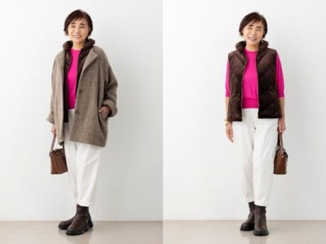 コートとブーツの着こなし紹介。おしゃれの力で、みんなハッピーに!