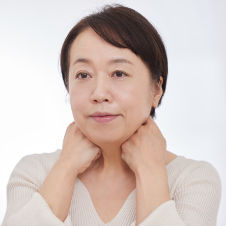 1．首：リンパを流してめぐりをよく