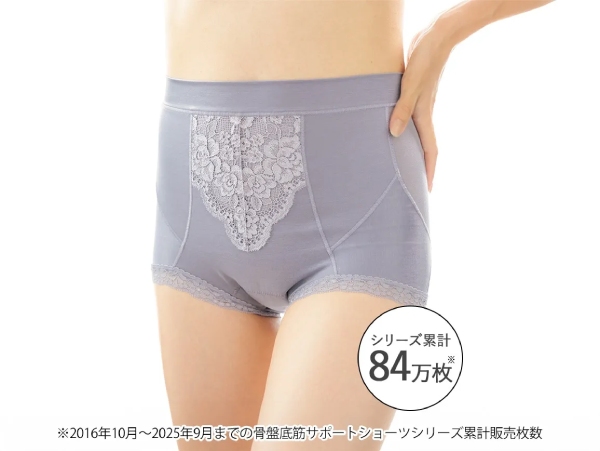 ショーツなら、はくだけでラクに骨盤底の意識づけができる!