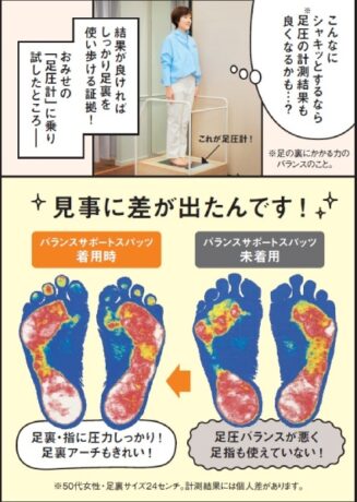 浮き指の私も衝撃、足圧計測も変化が。「足に力が入りやすい!」