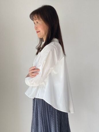 アレンジいらず！そのまま着るだけで体形カバーも