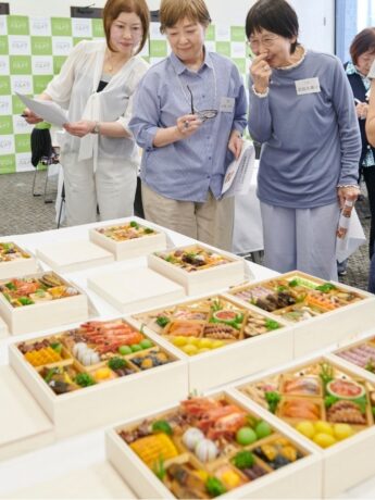 味だけではなく、見本の見た目でも評価
