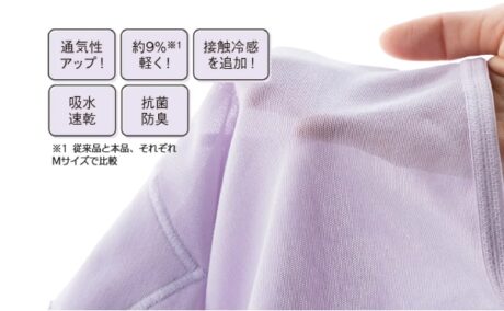 毎日はきたい気持ちよさ。締めつけず、綿混で汗もサラッ！