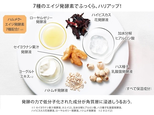 ハルメクオリジナル7種のエイジ発酵素